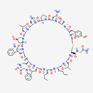 Chemical structure of BMS-986189