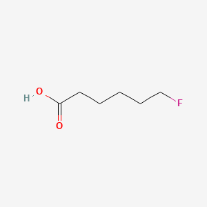 Chemical structure of 6-Fluorohexanoic acid