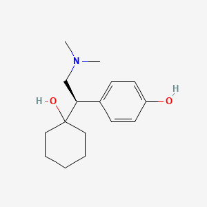 Chemical structure of O-Desmethylvenlafaxine, (-)-