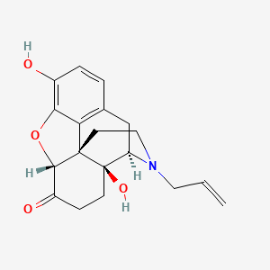 Chemical structure of Naloxone
