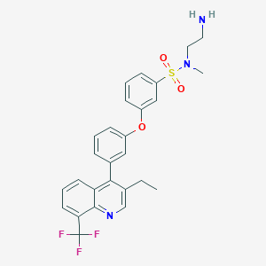 Chemical structure of LXR agonist 1