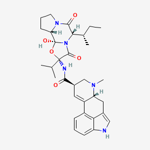 Chemical structure of β-Ergocryptine