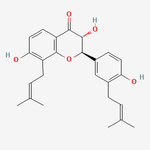 Chemical structure of 3-Hydroxyglabrol