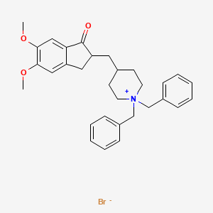 Chemical structure of Donepezilbenzyl bromide