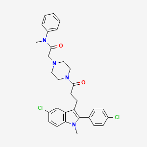 Chemical structure of Pomisartan 2HCl