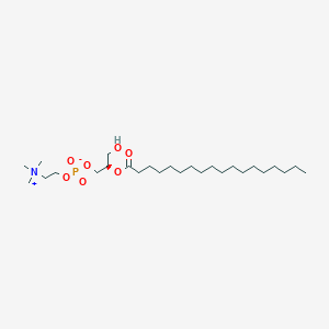 Chemical structure of 2-Stearoyl-sn-glycero-3-PC