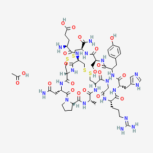 Chemical structure of α-Conotoxin GI acetate