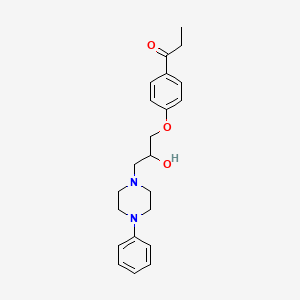 Chemical structure of Centpropazine