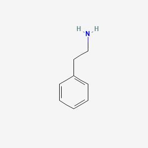 Chemical structure of Phenethylamine
