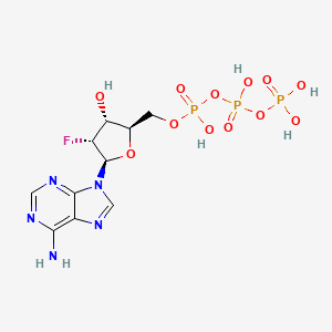 Chemical structure of 2'-F-dATP 100mM Sodium Solution