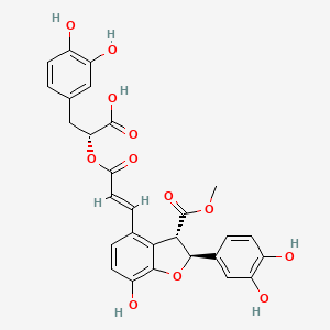 Chemical structure of Monomethyl lithospermate