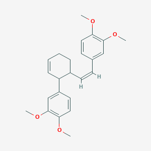 Chemical structure of (E)-NMac1