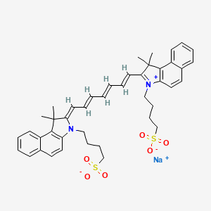 Chemical structure of Cardiogreen (Foxgreen)