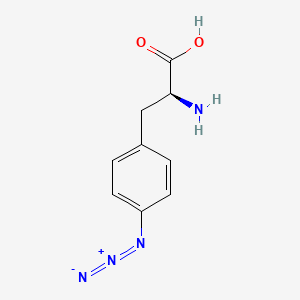 Chemical structure of p-Azido-L-phenylalanine