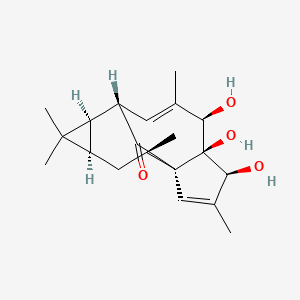 Chemical structure of 20-Deoxyingenol