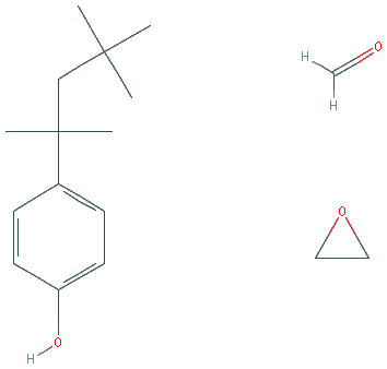Chemical structure of Tyloxapol (Triton WR1339)