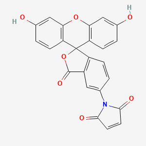 Chemical structure of Fluorescein 5-maleimide
