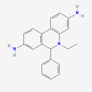 Chemical structure of Dihydroethidium (Hydroethidine)