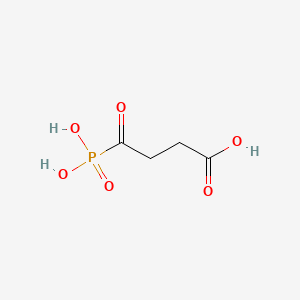 Chemical structure of Succinyl phosphonate
