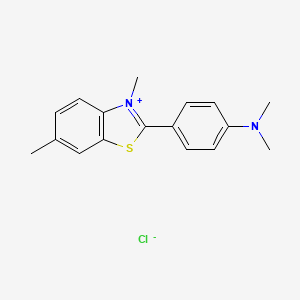Chemical structure of Thioflavin T