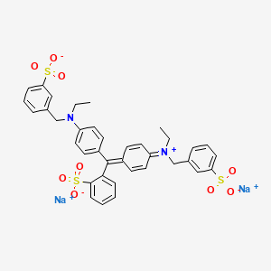 Chemical structure of FD&C Blue No. 1