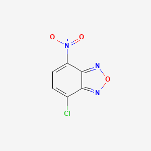 Chemical structure of NBD-Cl (NBD chloride)