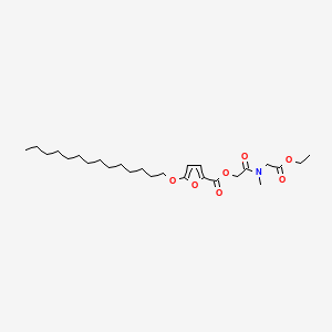 Chemical structure of Olumacostat glasaretil