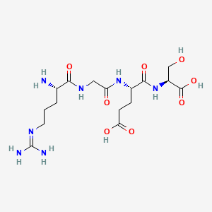 Chemical structure of Rges peptide
