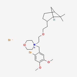 Chemical structure of Pinaverium bromide