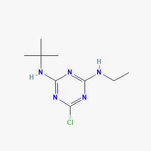Chemical structure of Terbuthylazine