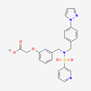 Chemical structure of Taprenepag