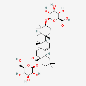 Chemical structure of Chikusetsusaponin Iva