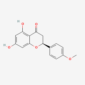 Chemical structure of Isosakuranetin