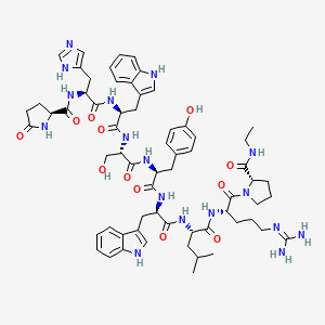 Chemical structure of Deslorelin