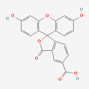 Chemical structure of 5-FAM (5-Carboxyfluorescein)