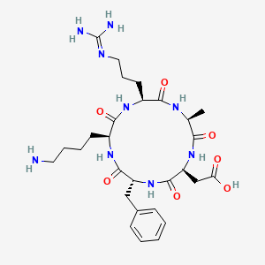 Chemical structure of Cyclo(RADfK)