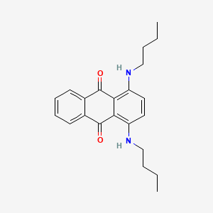 Chemical structure of C.I. Solvent Blue 35