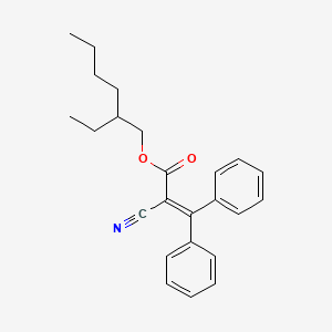 Chemical structure of Octocrylene