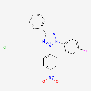 Chemical structure of Iodonitrotetrazolium violet