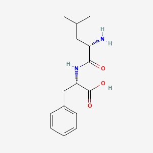 Chemical structure of Leucylphenylalanine