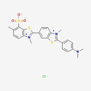 Chemical structure of Thioflavine S (Direct Yellow 7)