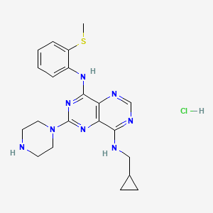 Chemical structure of KHK-IN-1 hydrochloride