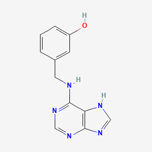 Chemical structure of meta-Topolin