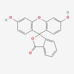 Chemical structure of Fluorescein
