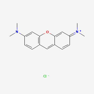 Chemical structure of Pyronine