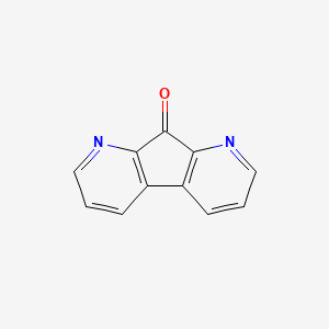 Chemical structure of DFO (9H-1,8-Diazafluoren-9-one)