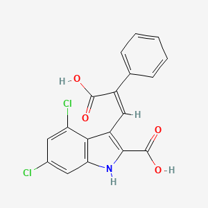 Chemical structure of (Z)-MDL 105519