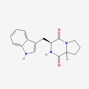 Chemical structure of Brevianamide F