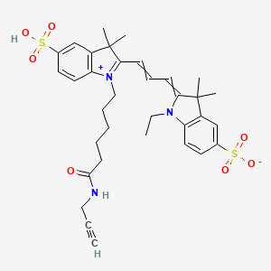 Chemical structure of CY3-YNE