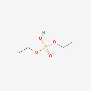 Chemical structure of Diethyl phosphate